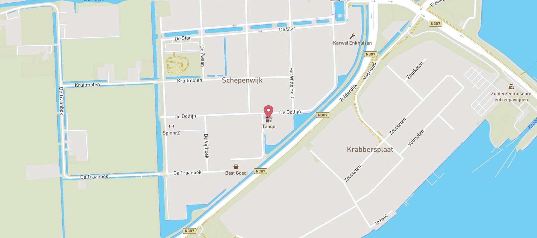 Tango Enkhuizen map