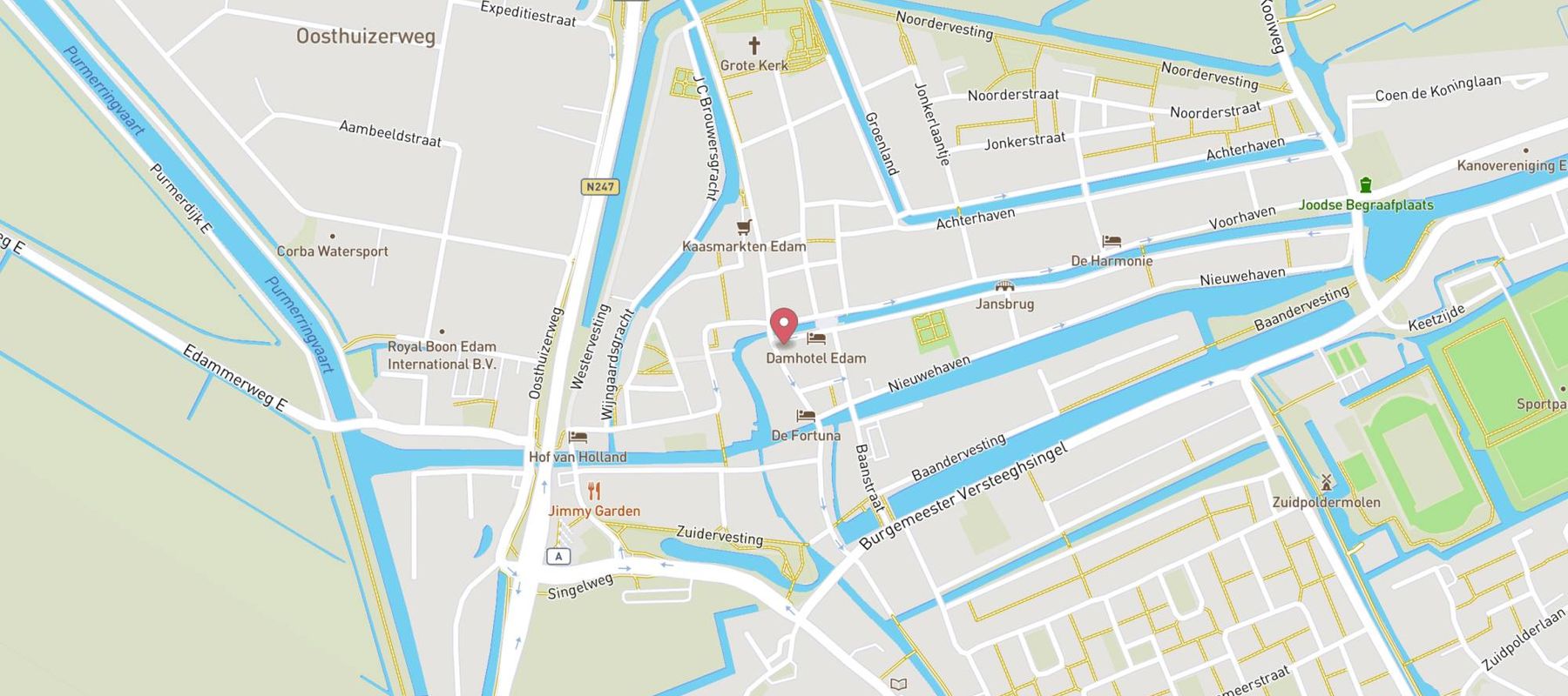 De Beurs Eten & Drinken map