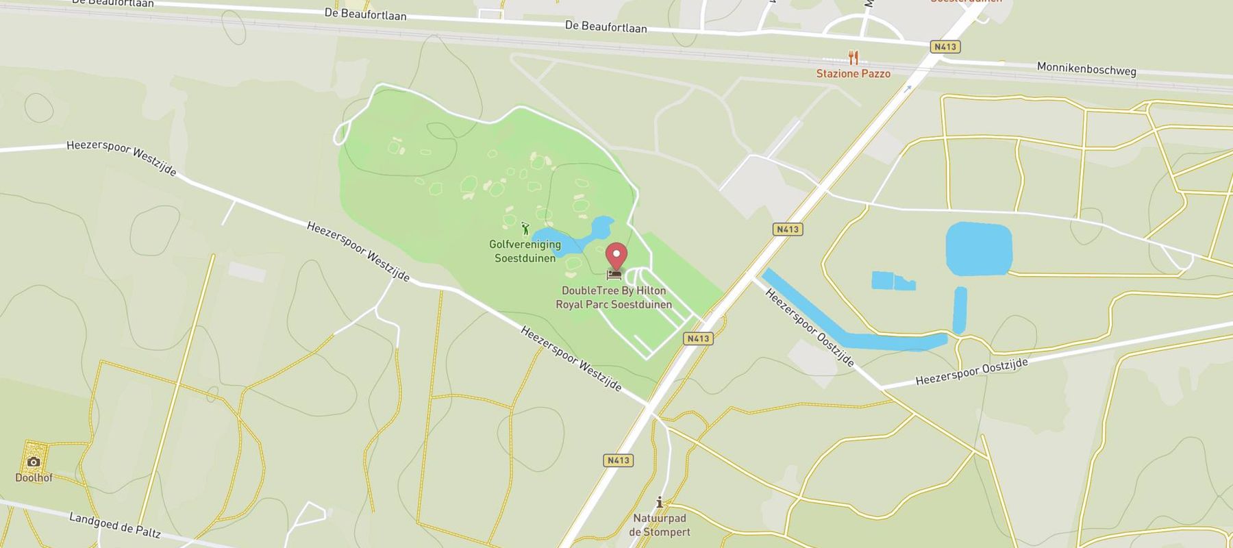 DoubleTree by Hilton Royal Parc Soestduinen map