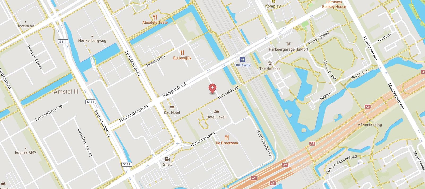 Joy Hotel Amsterdam map