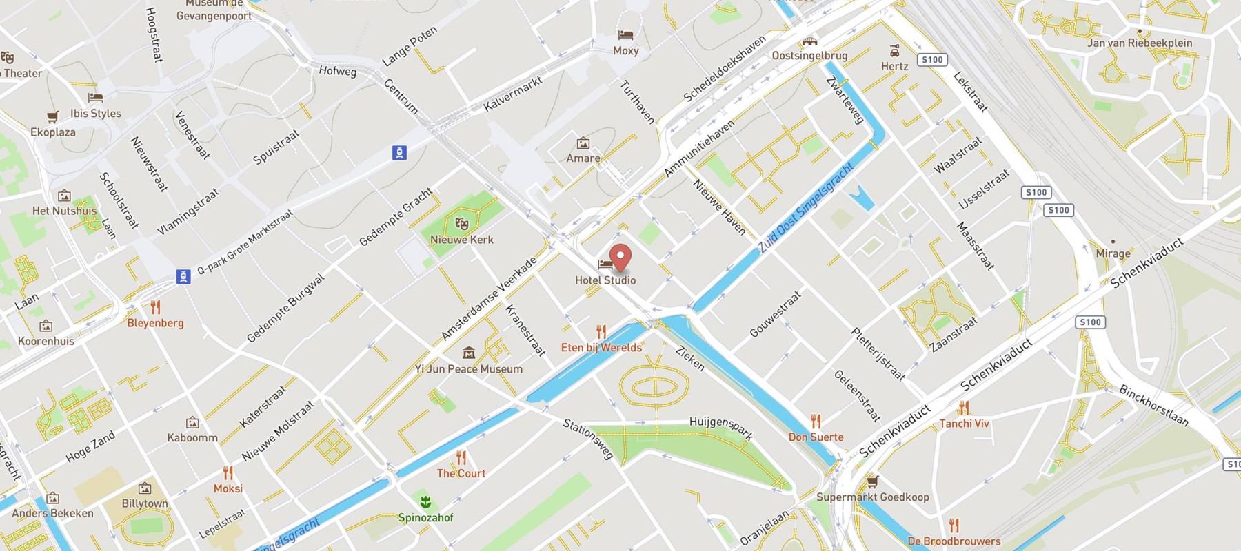 Restaurant Sequenza map