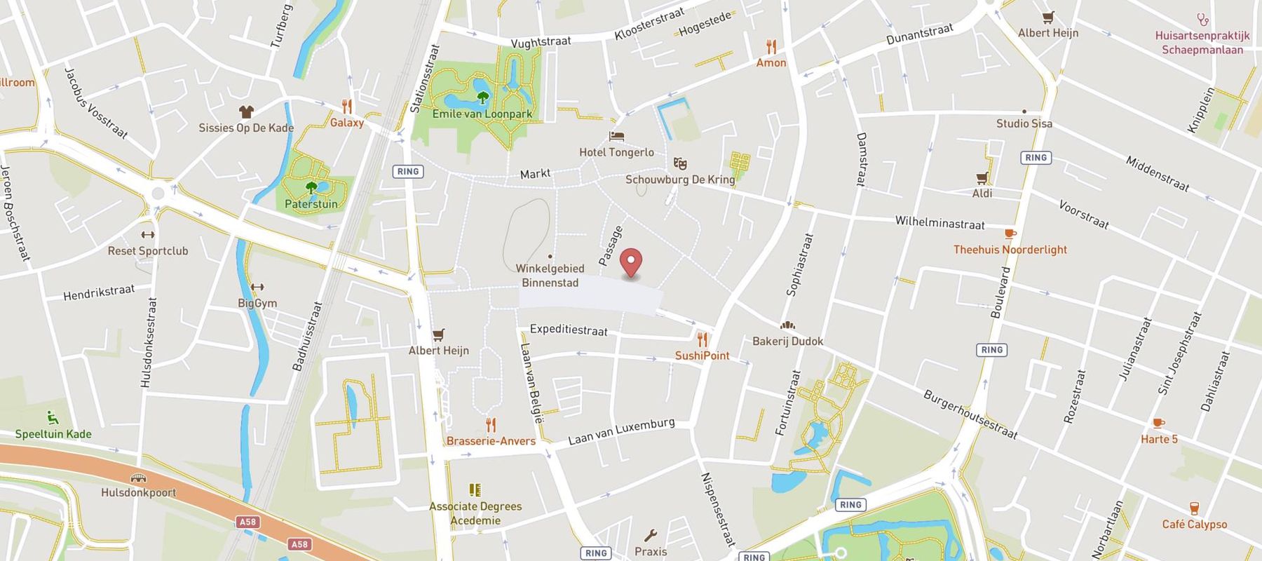 Trekpleister map