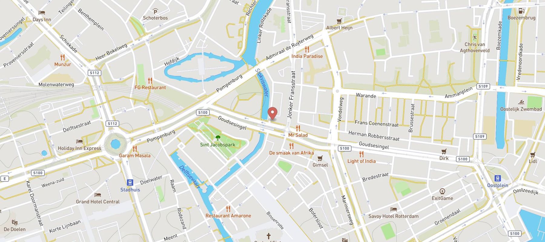 Taco Mundo Rotterdam-Centrum map