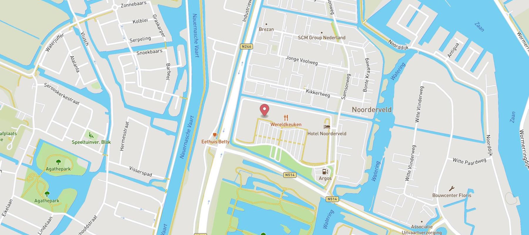 GAMMA bouwmarkt Wormerveer map