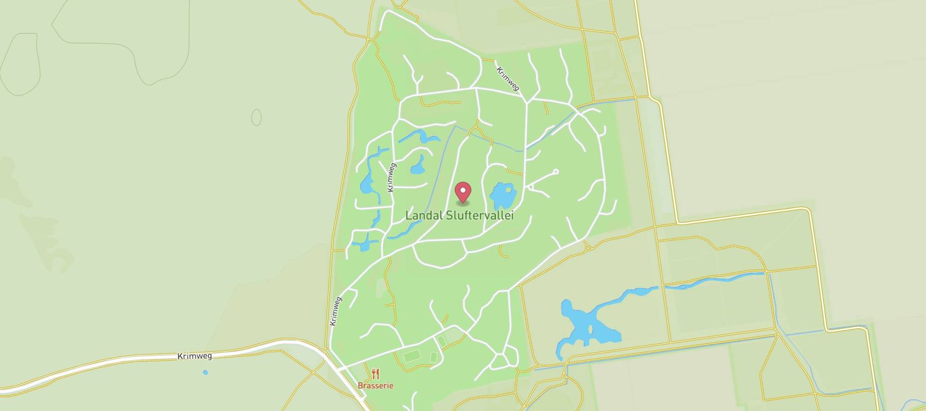 Landal Sluftervallei map