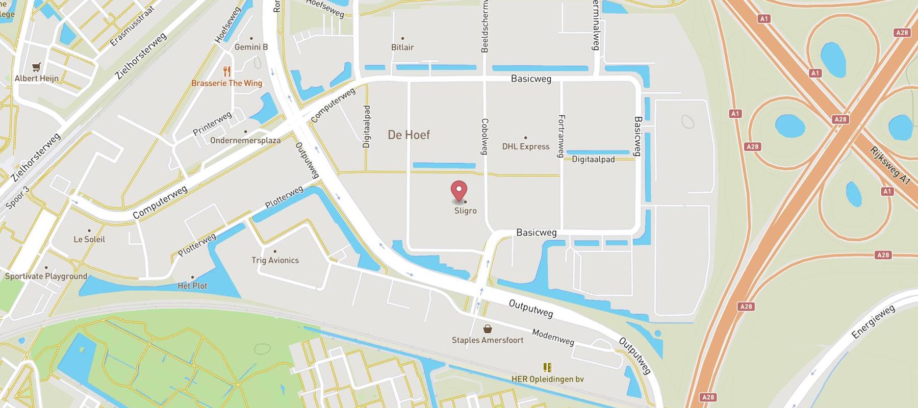 Sligro Amersfoort map