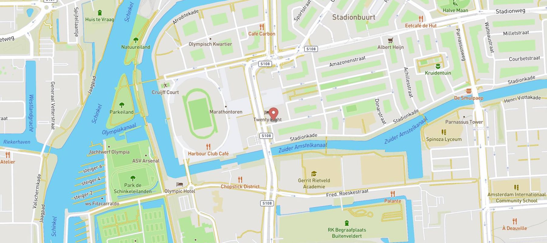 Parkeergarage Stadionplein Zuid map