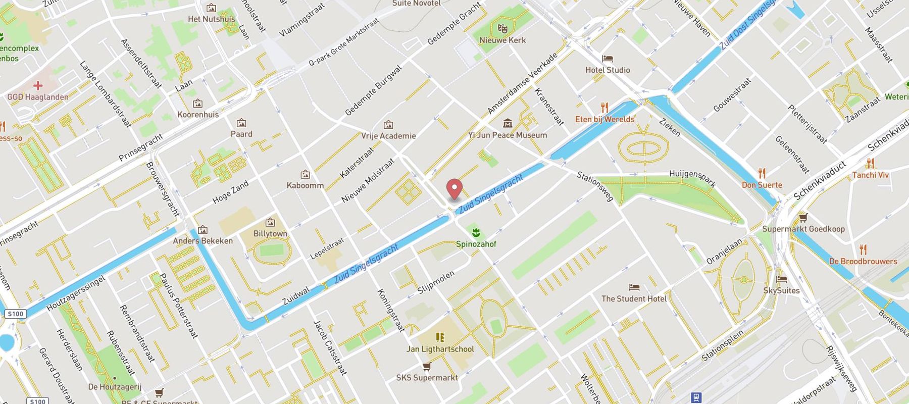 Ethica restaurant map