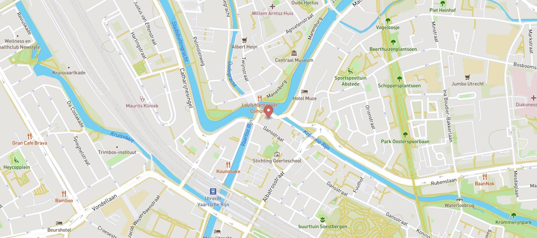 De Beren Utrecht-Centrum map