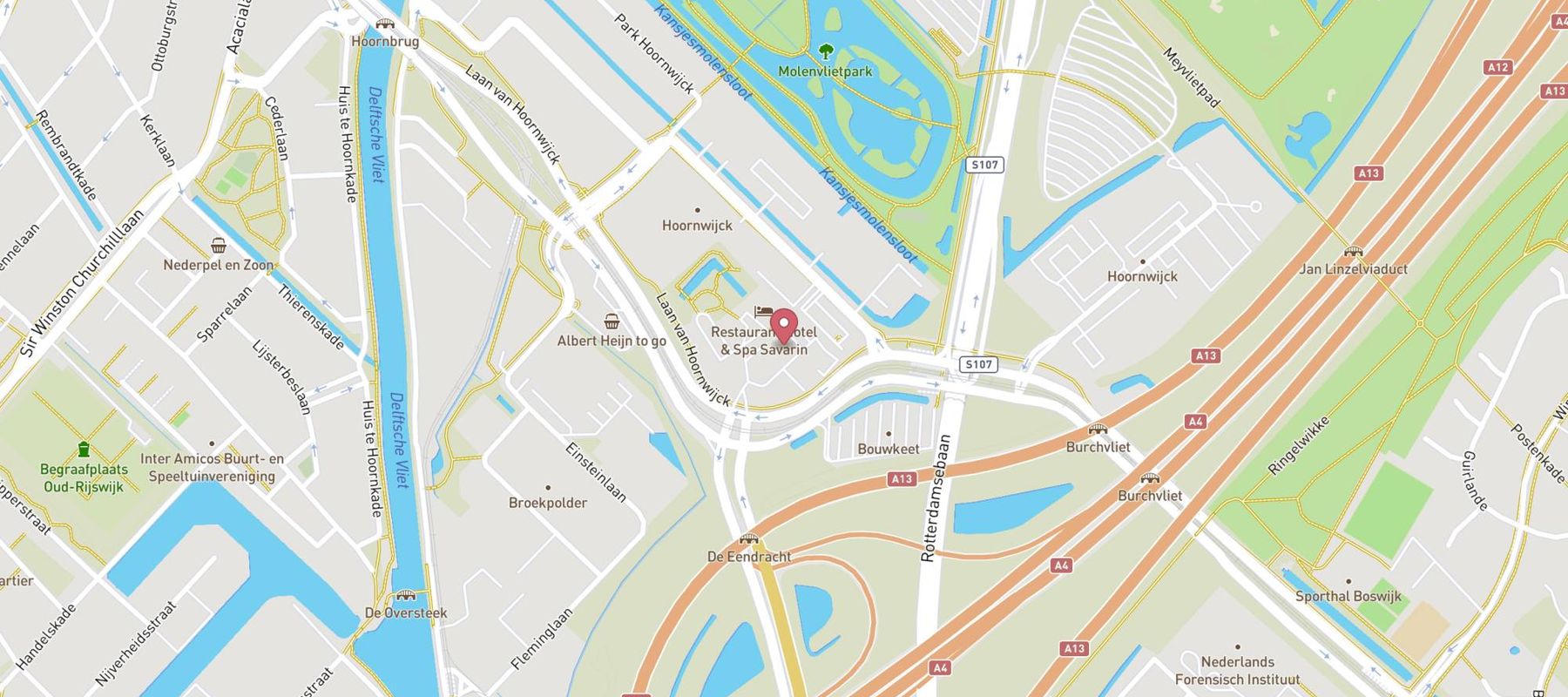 Restaurant, Hotel & Spa Savarin map
