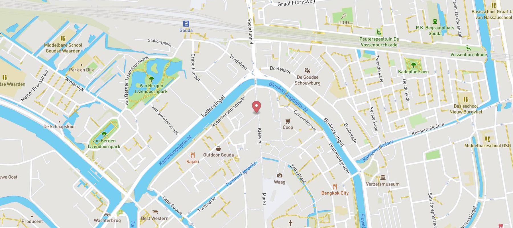 Bakker Bart Gouda map