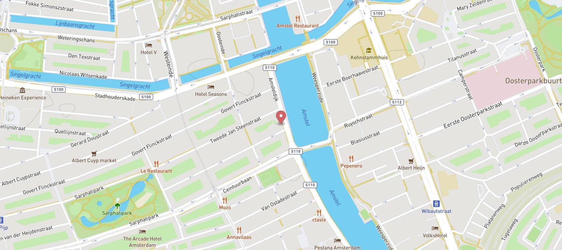 Impero Romano Amsterdam map