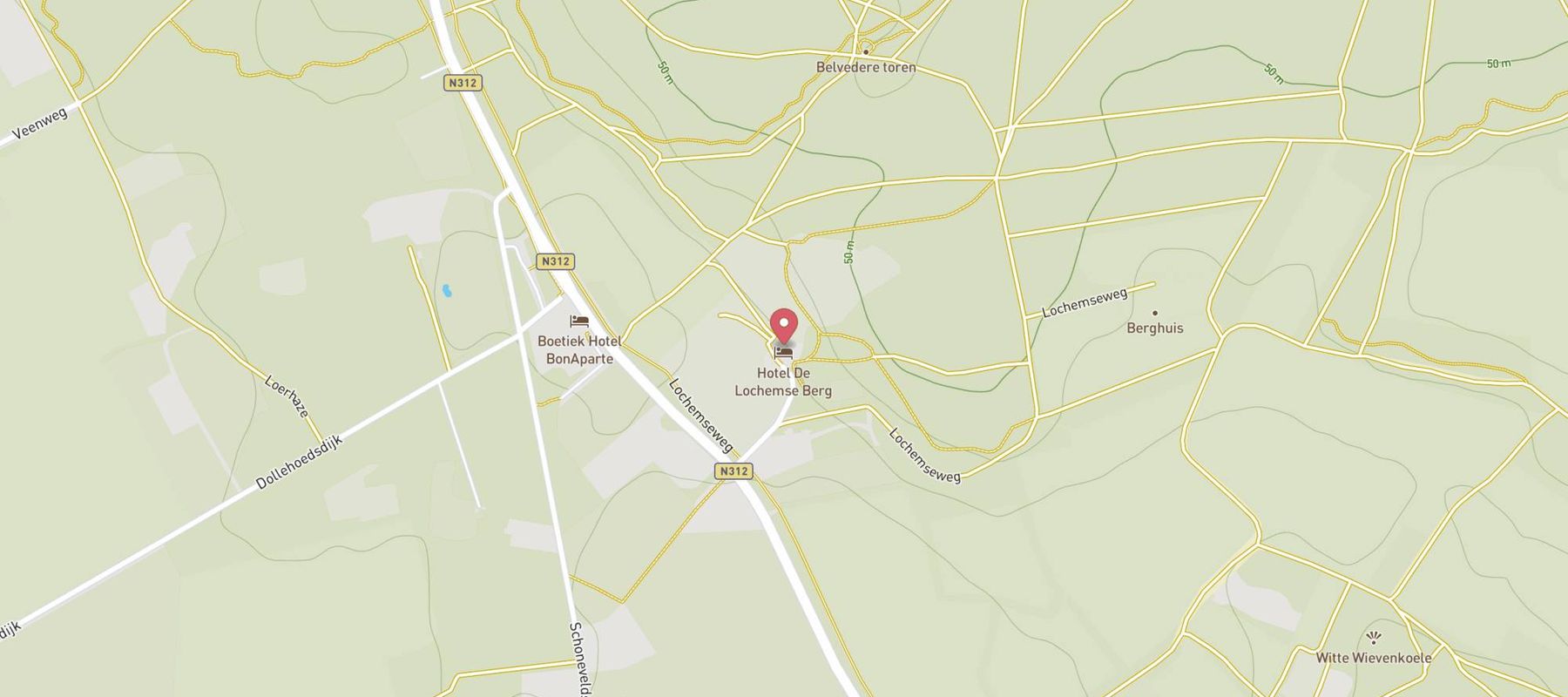 Hotel - Restaurant De Lochemse Berg map