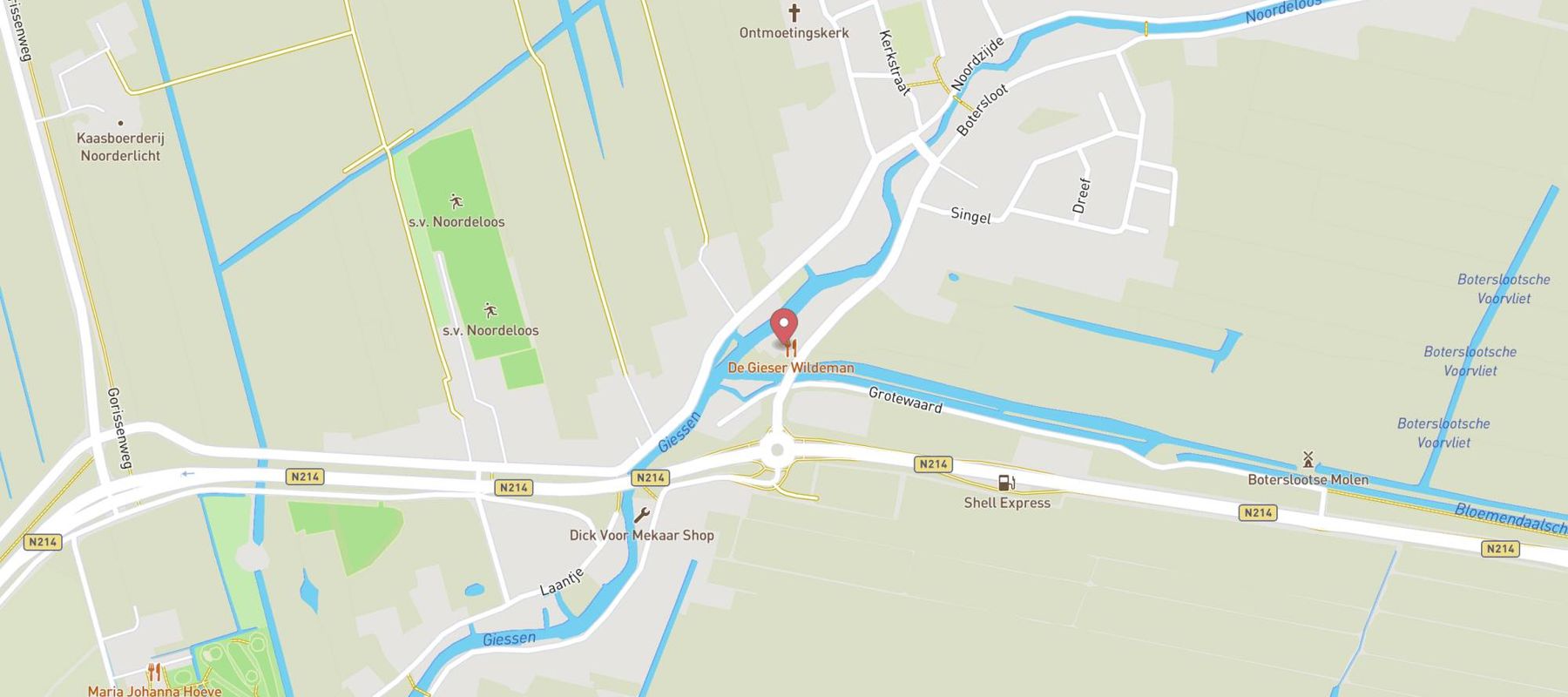 De Gieser Wildeman map
