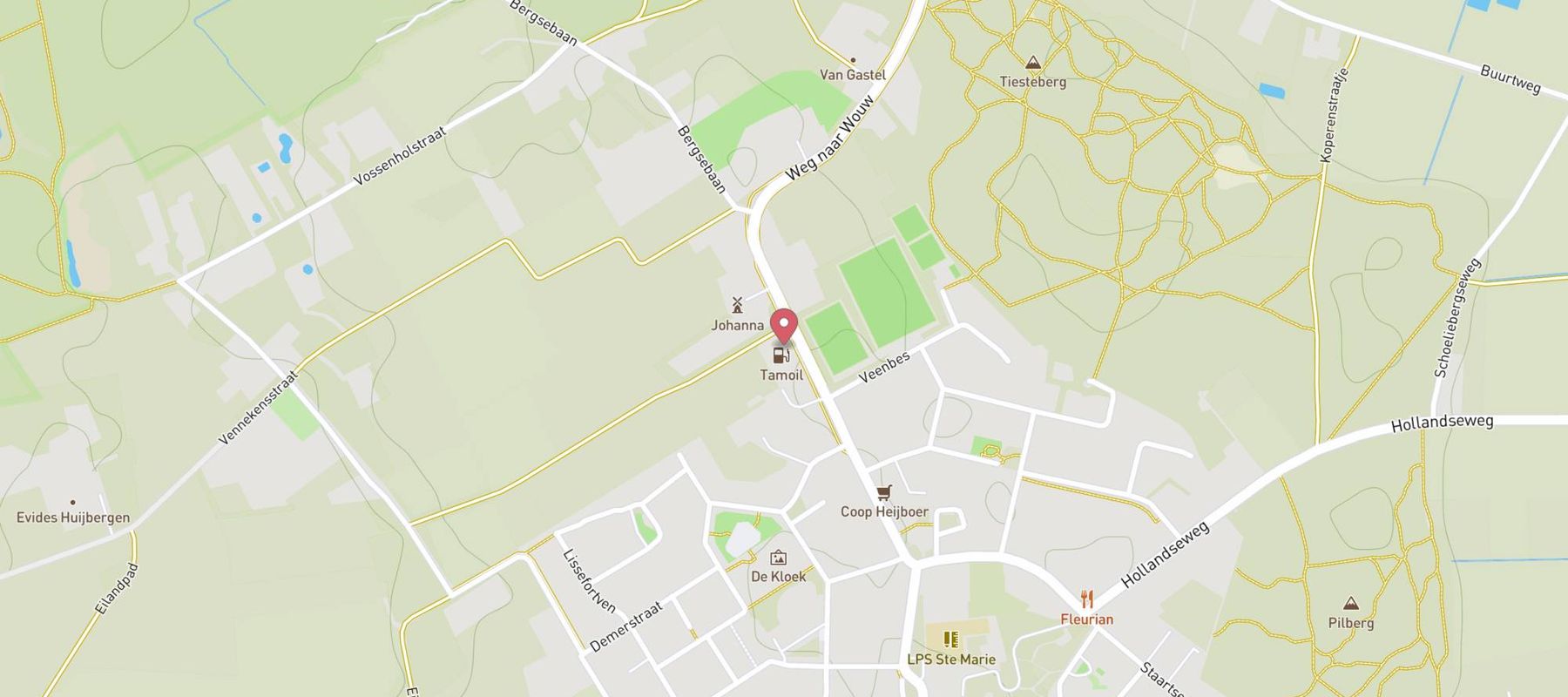 Tamoil Express Huijbergen map
