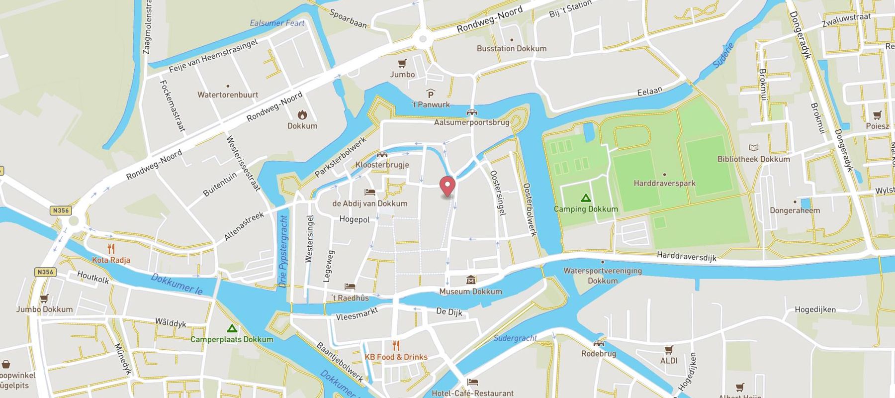 Pearle Opticiens Dokkum map