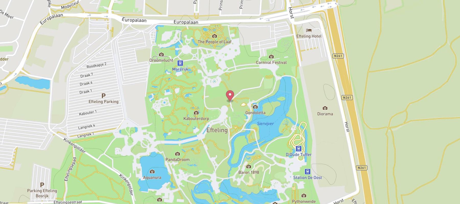 Efteling map