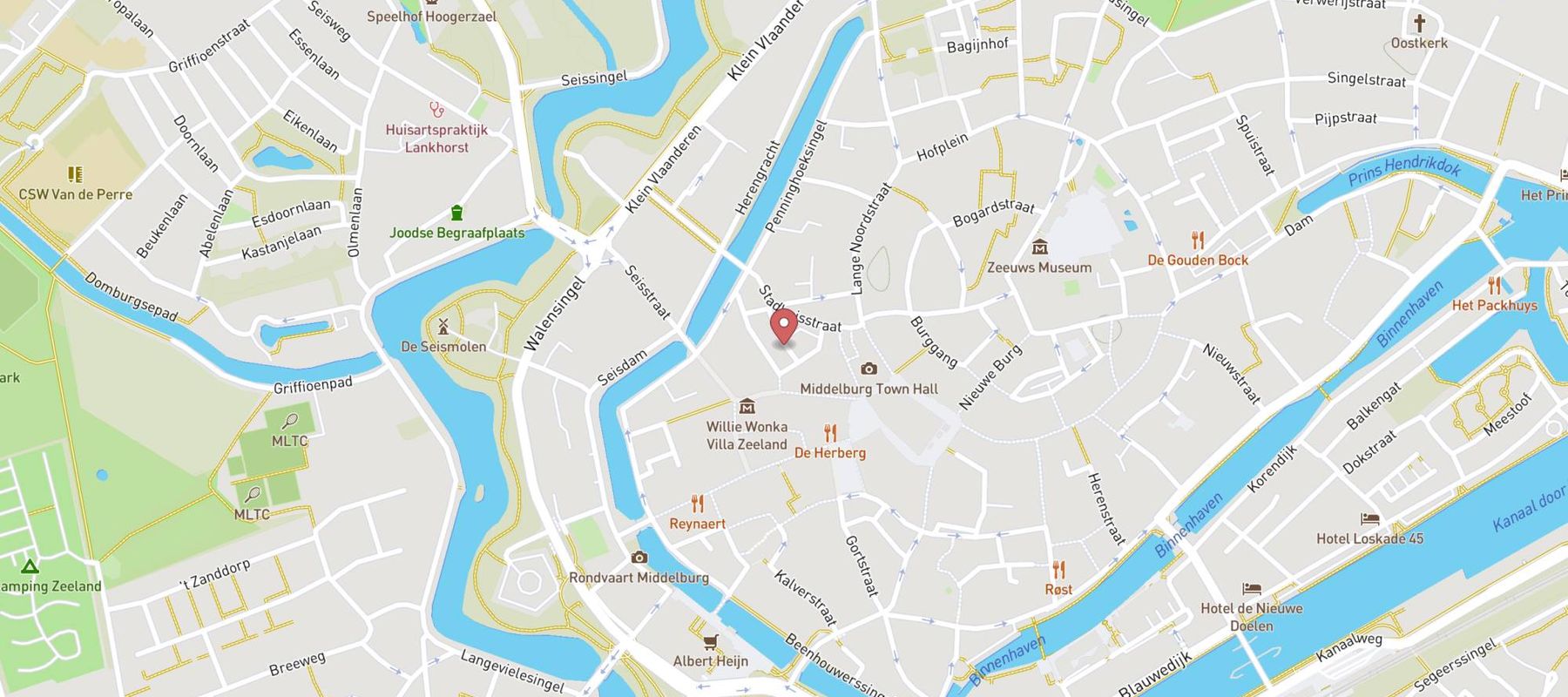 Restaurant Scherp map