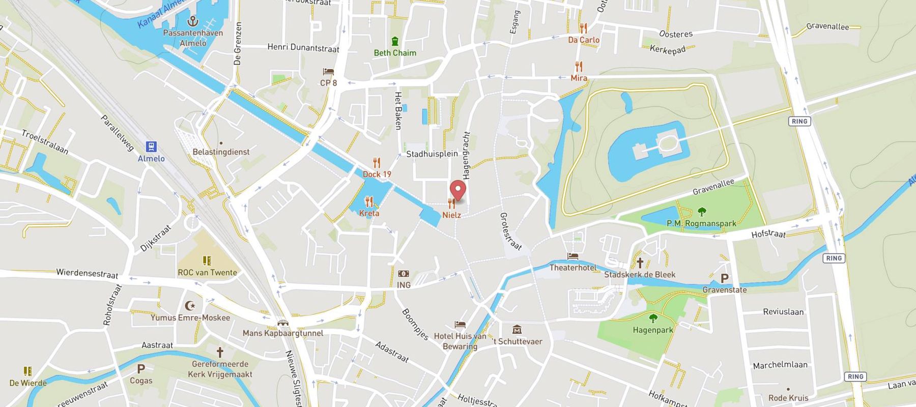 NielZ Café Restaurant map