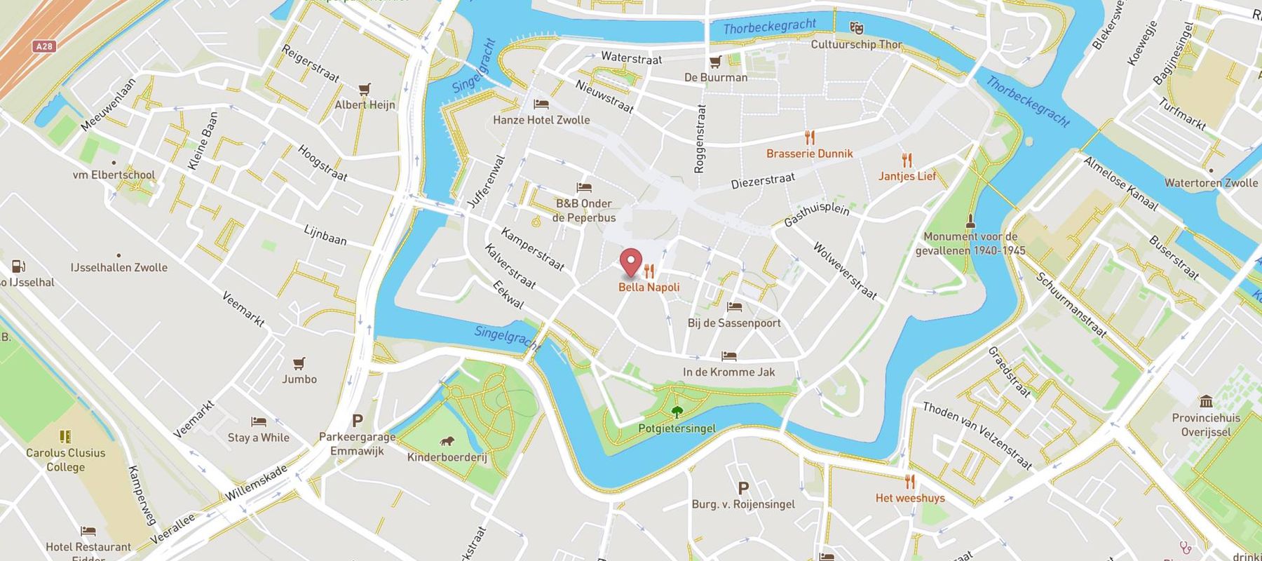 Bijzonderheden-conceptstore map