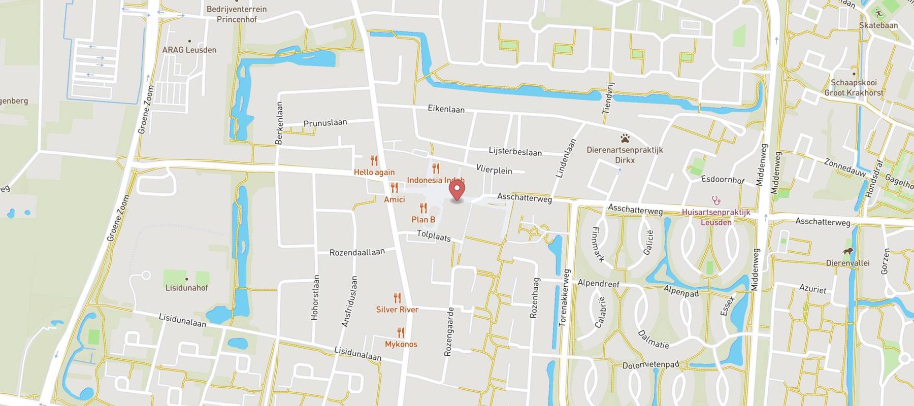 Kruidvat map