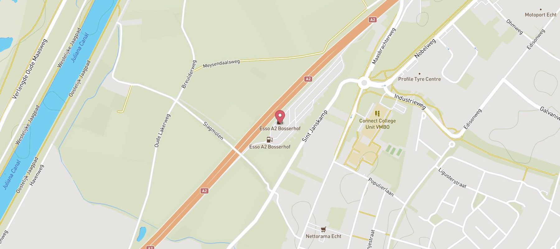 SPAR express Echt Bosserhof map