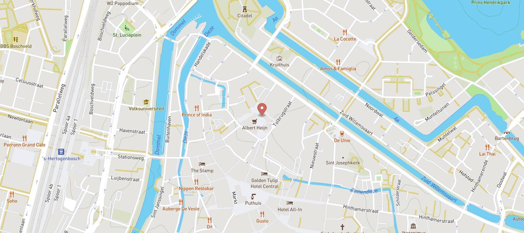 Kruidvat map