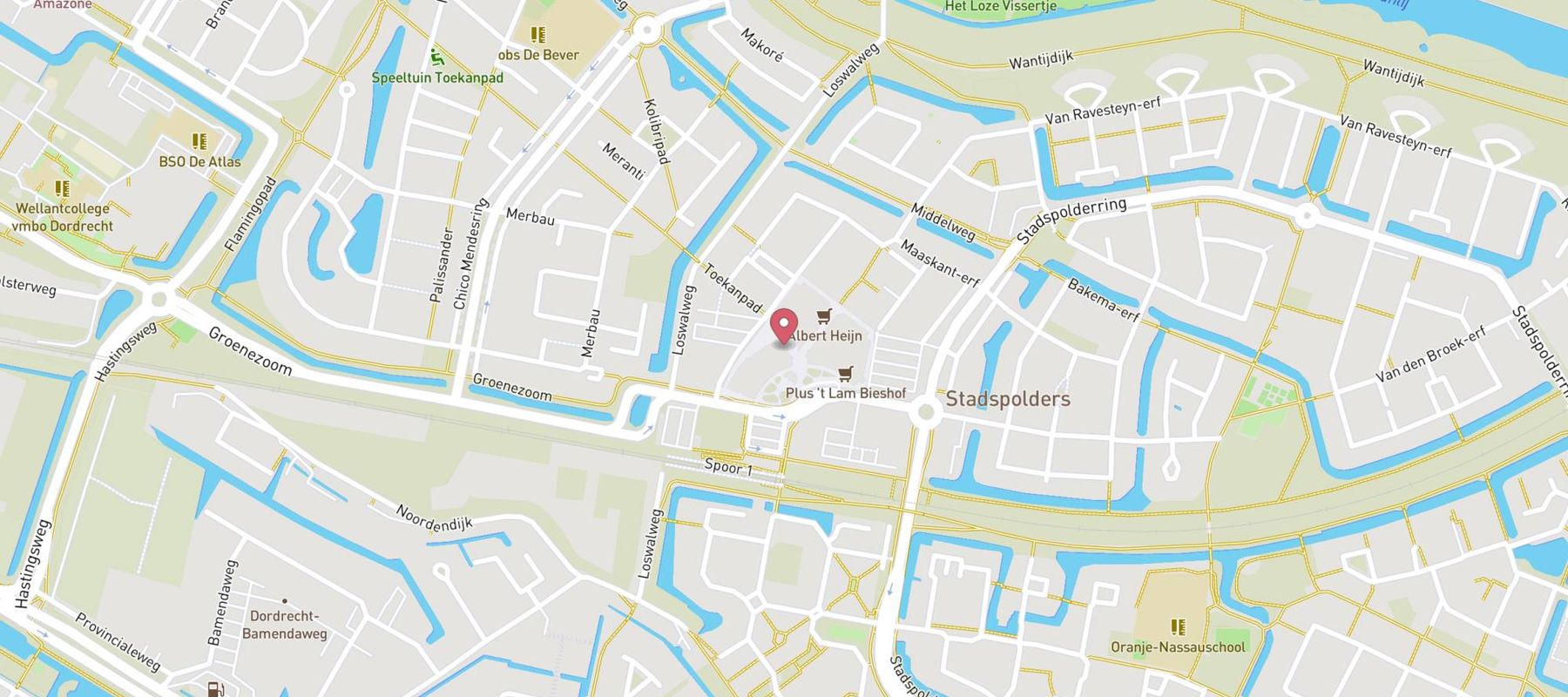 Pearle Opticiens Dordrecht - Stadspolders map