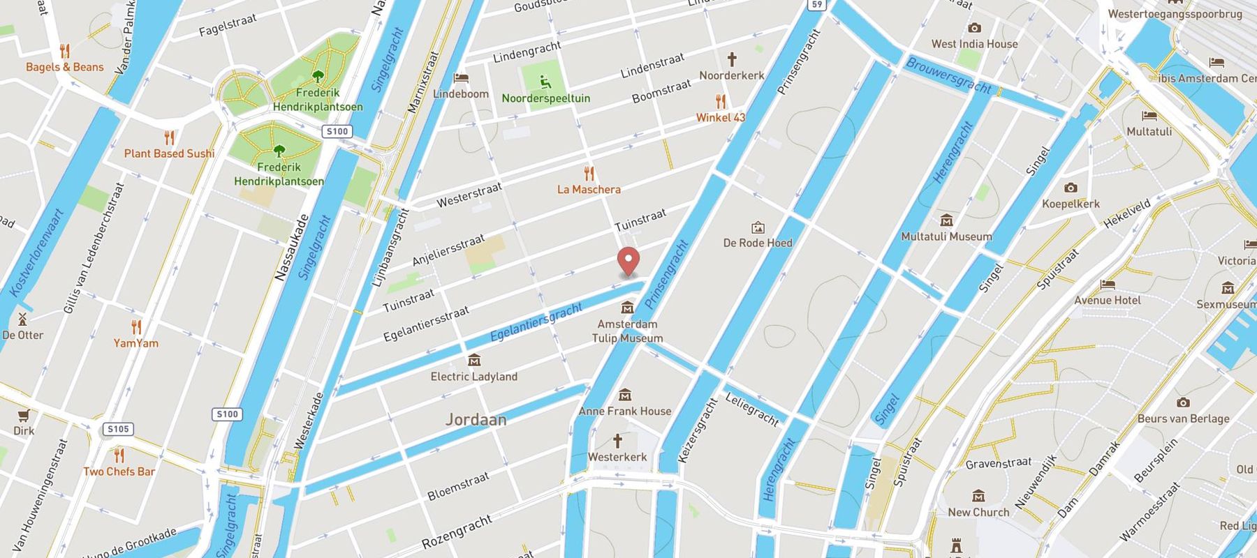 Café 't Smalle map
