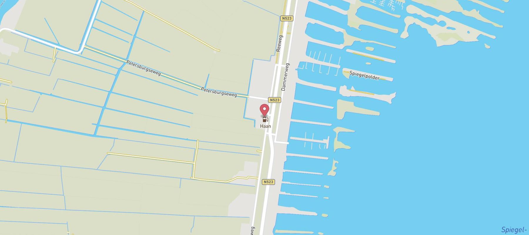 haan Express tankstation Nederhorst Den Berg map