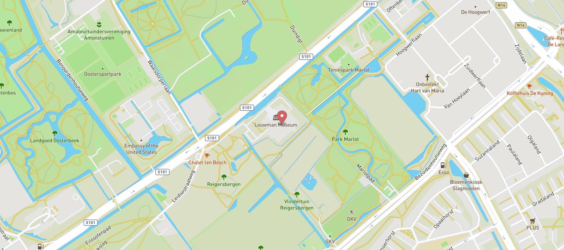 Louwman Museum map