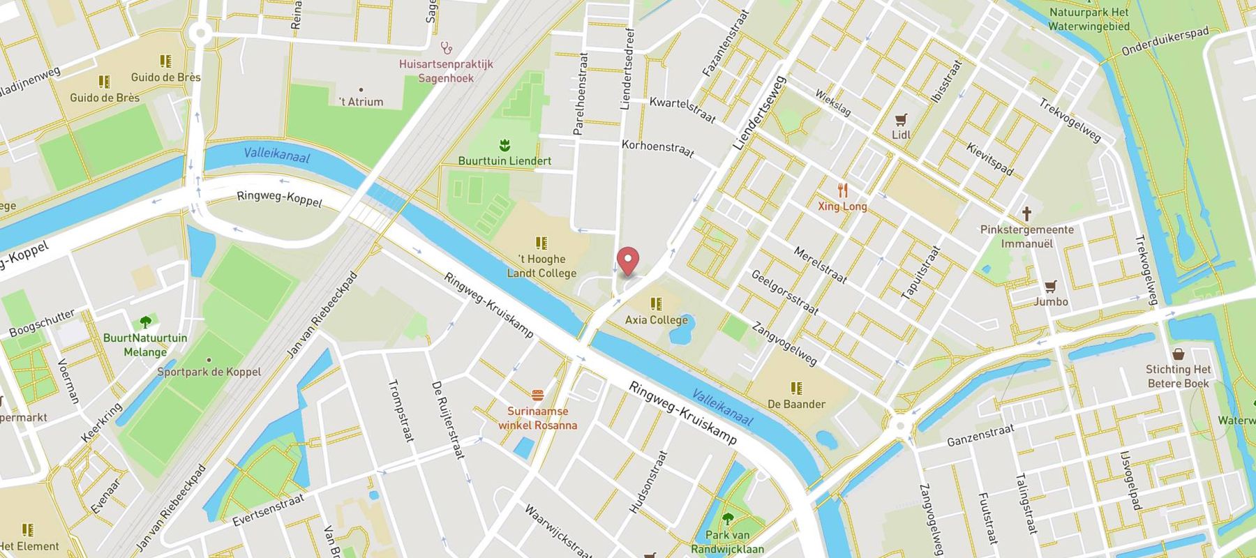 Esso Express Amersfoort map