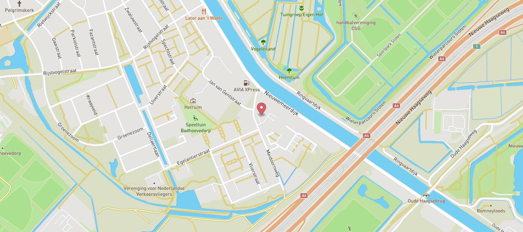 Amrâth Apart-Hotel Schiphol Badhoevedorp map