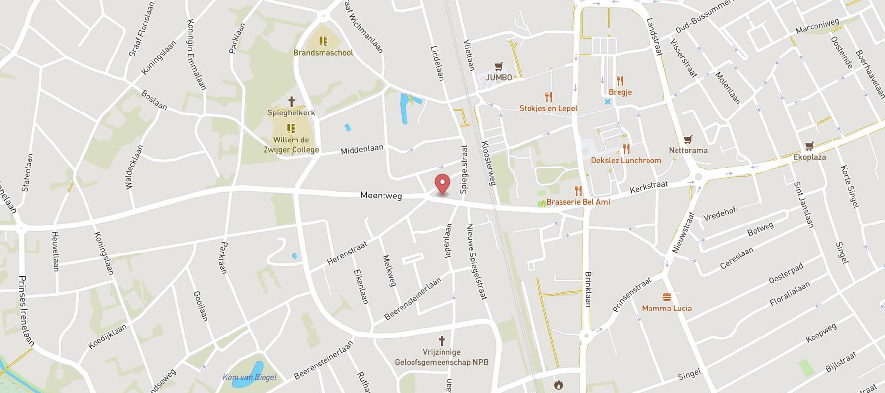Restaurant Faulk map