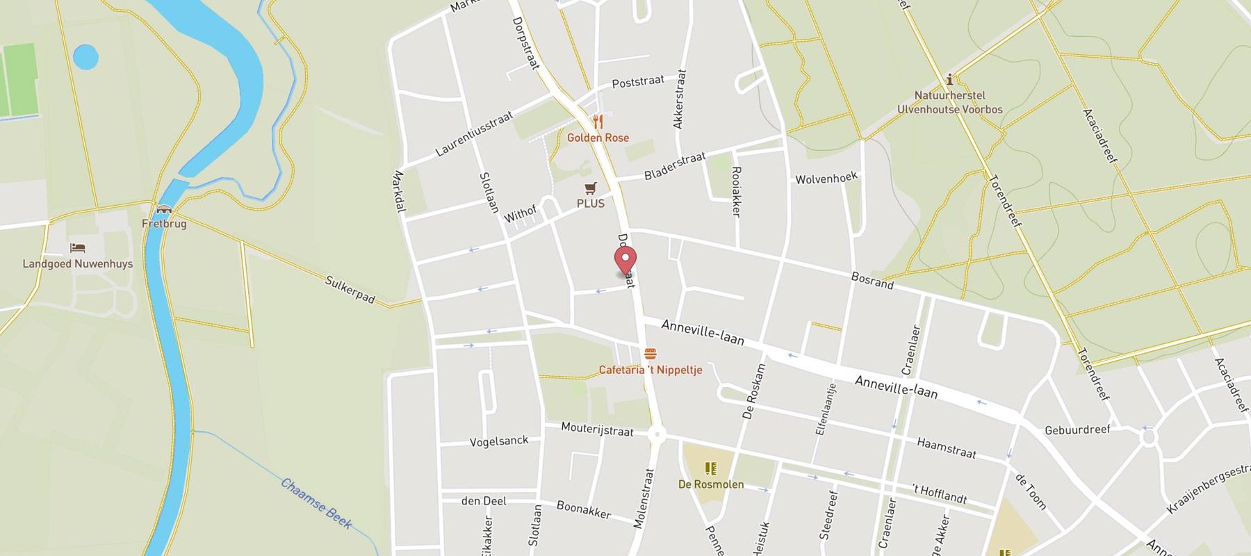Van Uffelen Mode - Ulvenhout map