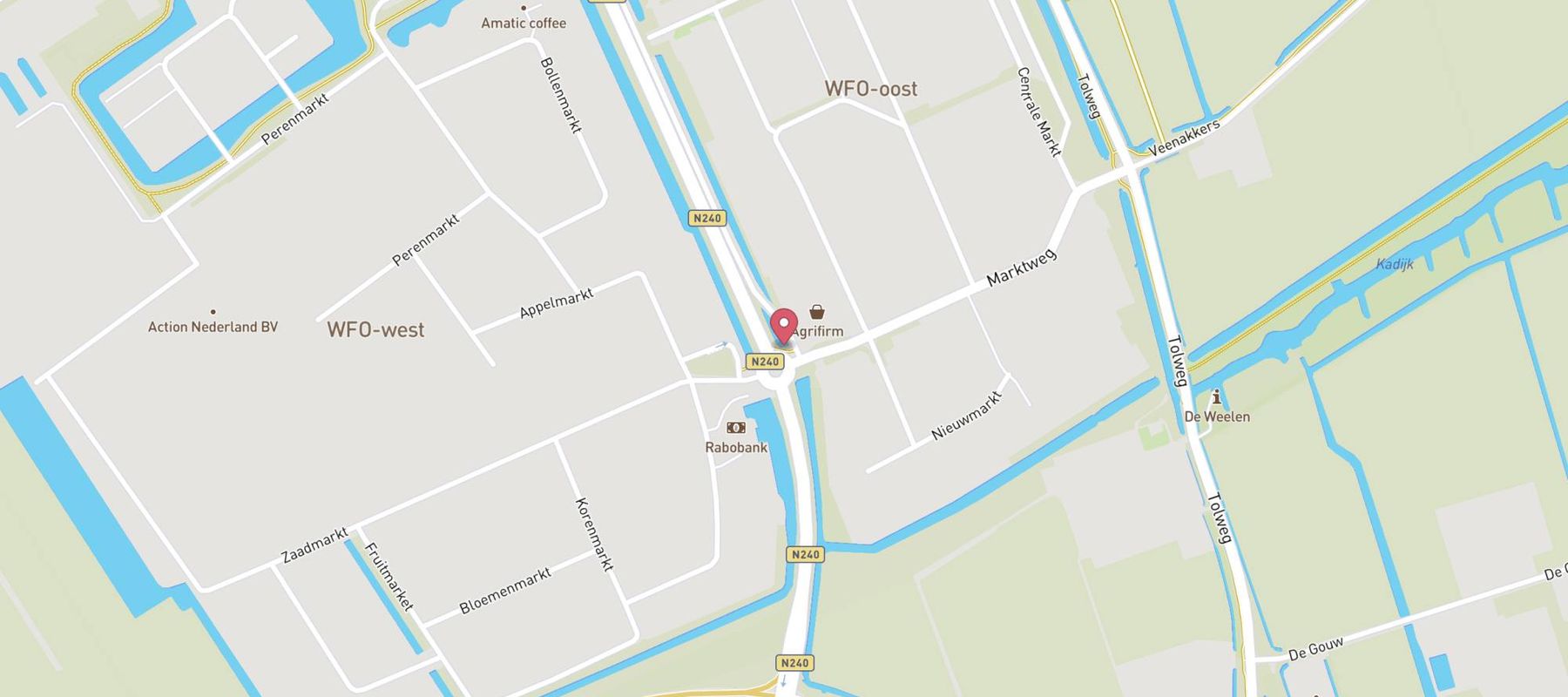Tamoil Express Zwaagdijk map