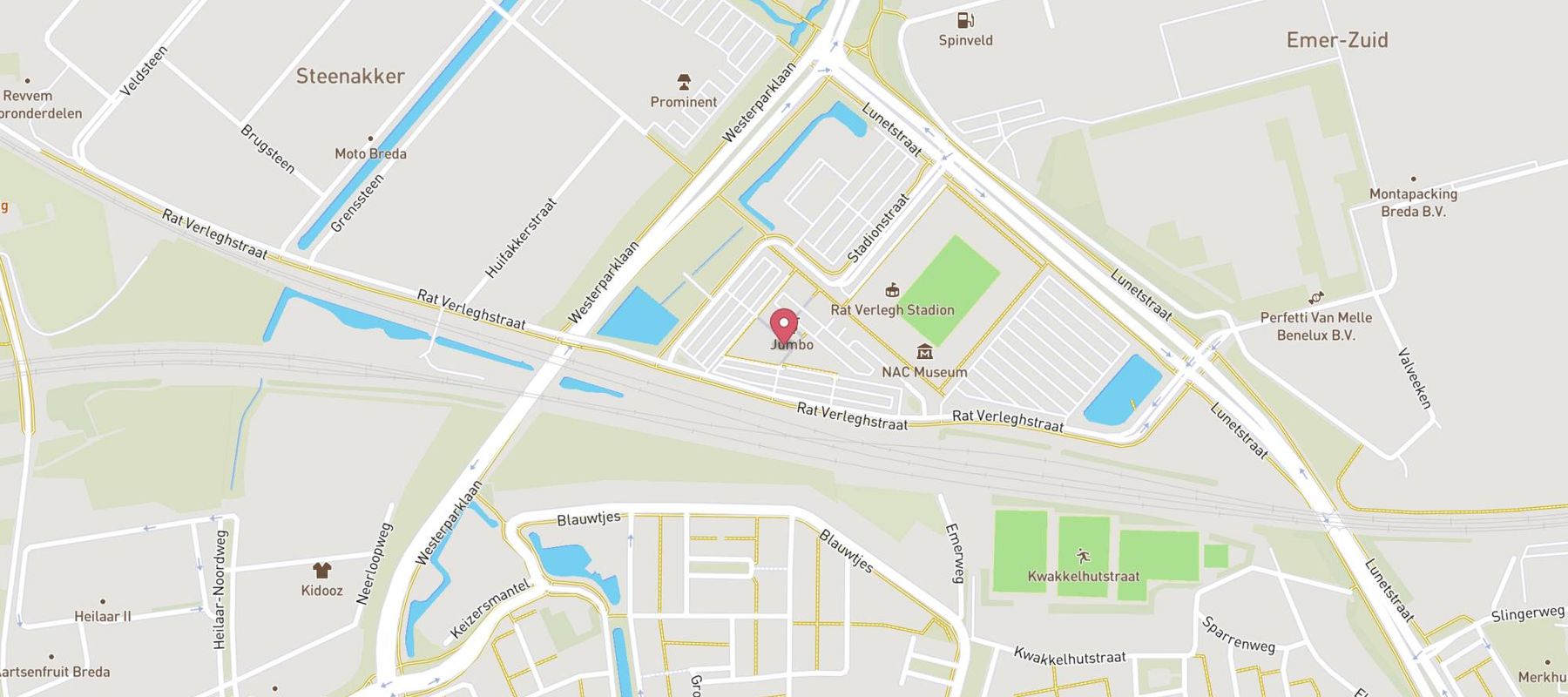 Blokker Breda Rat Verleghstraat map