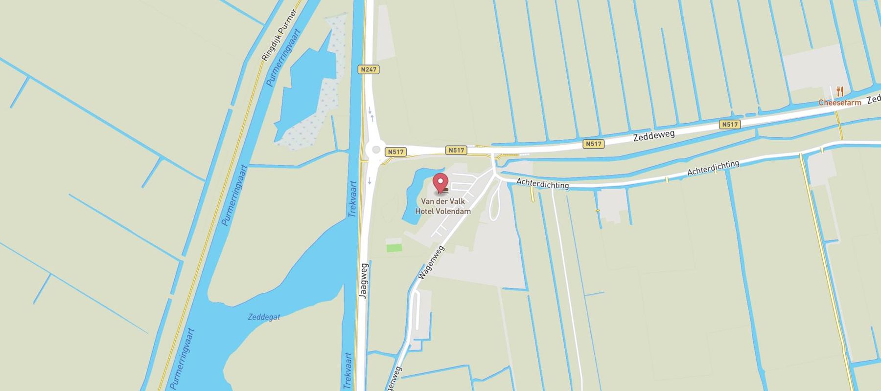 Van der Valk Hotel Volendam map