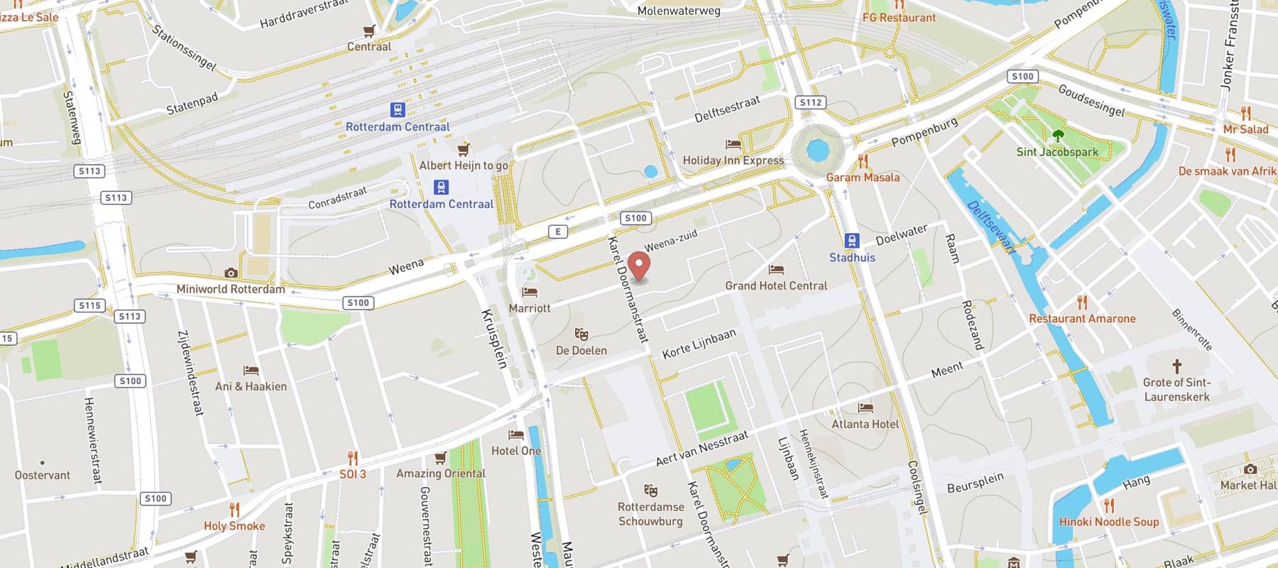 Q-Park Weena map