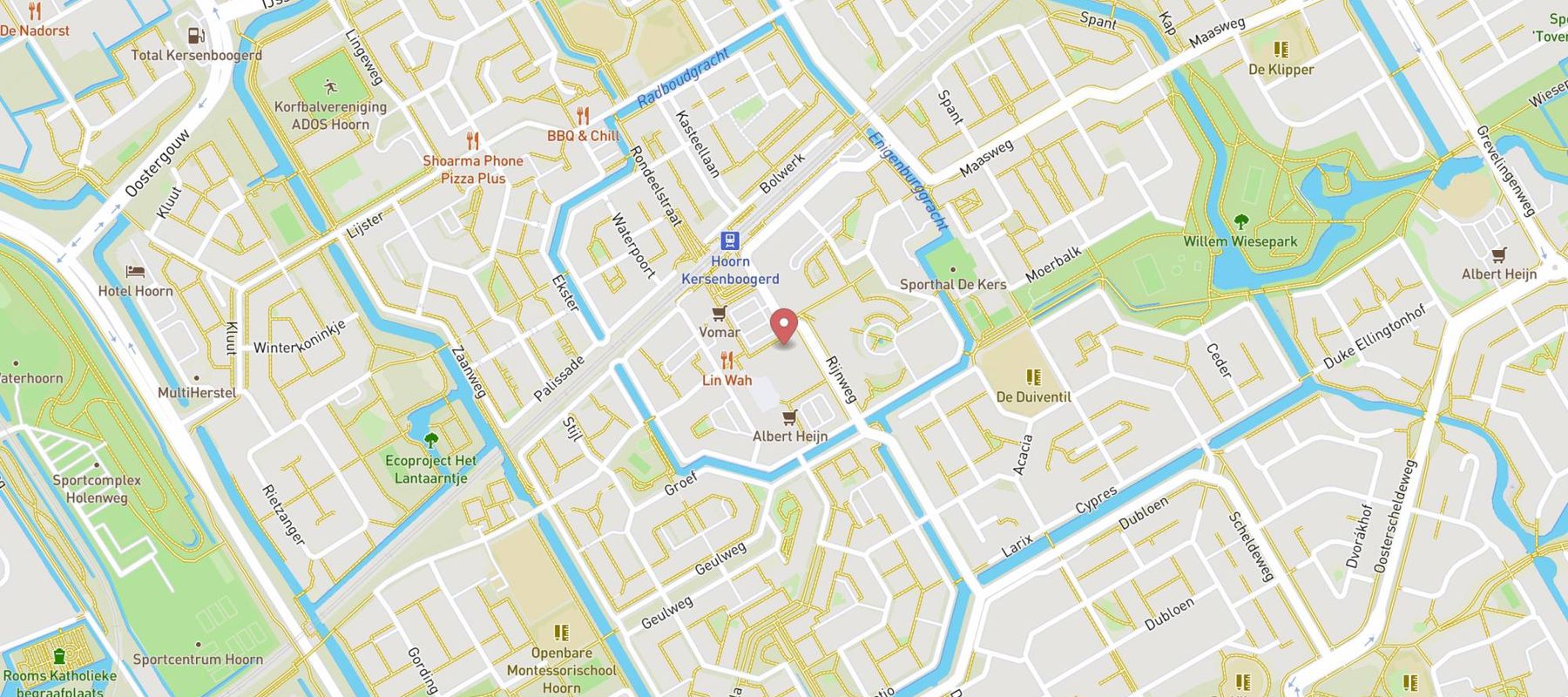 Blokker Hoorn Betje Wolffplein map