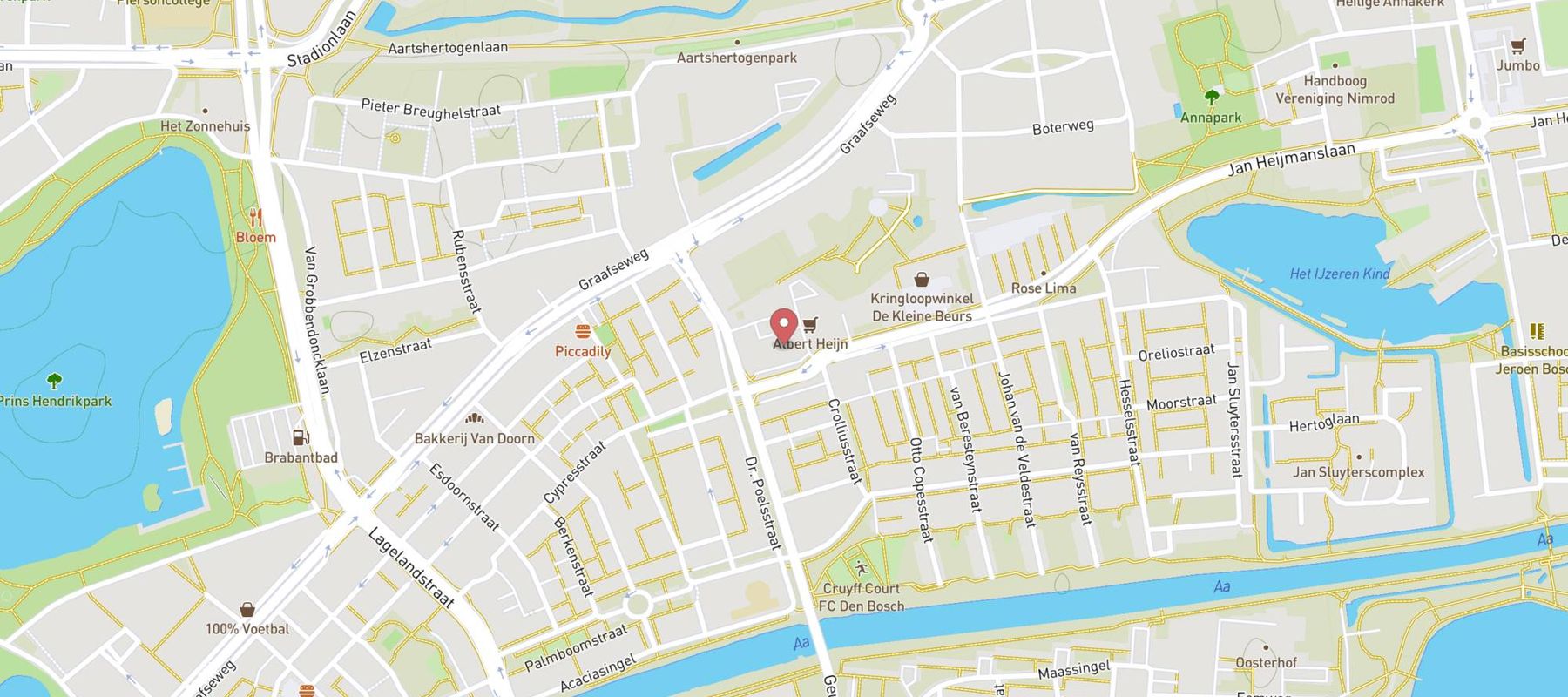 Action Den Bosch map