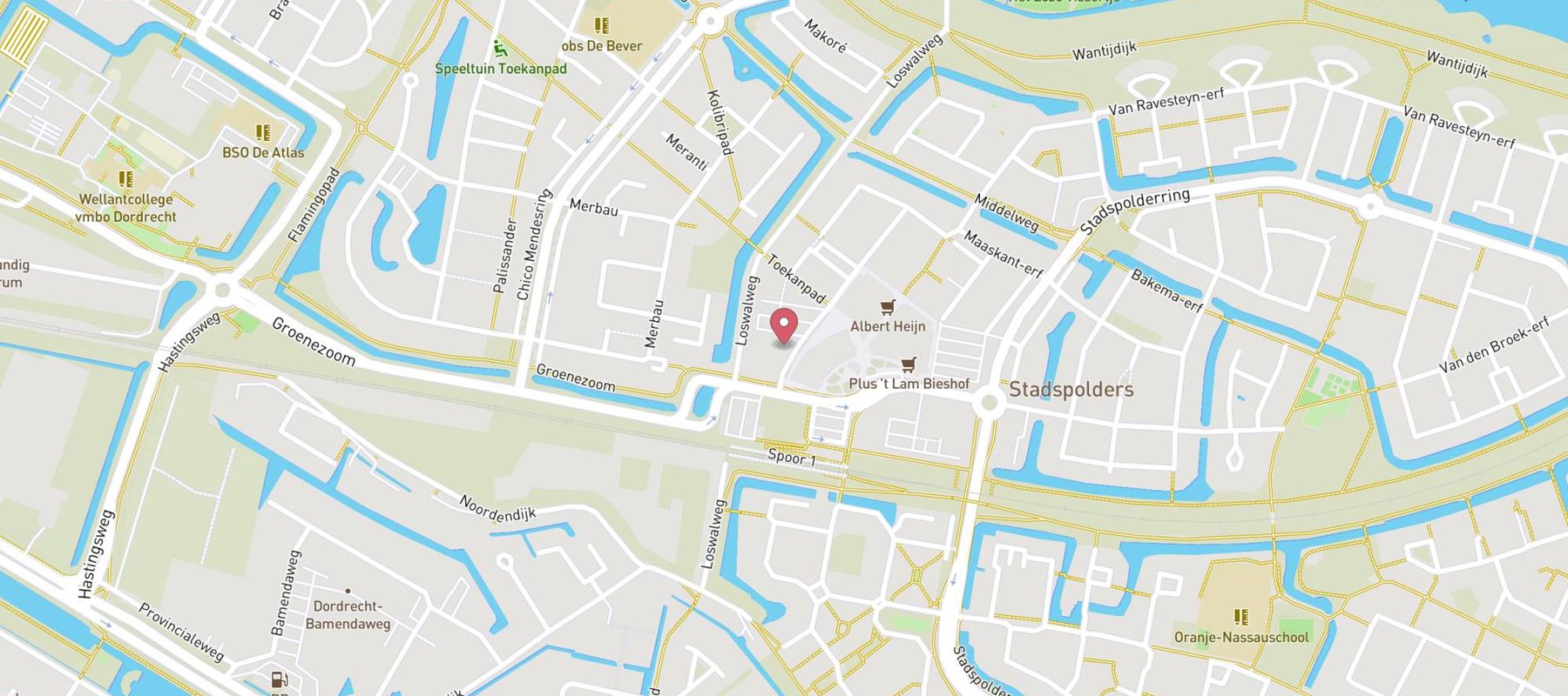 HEMA Dordrecht-Bieshof map