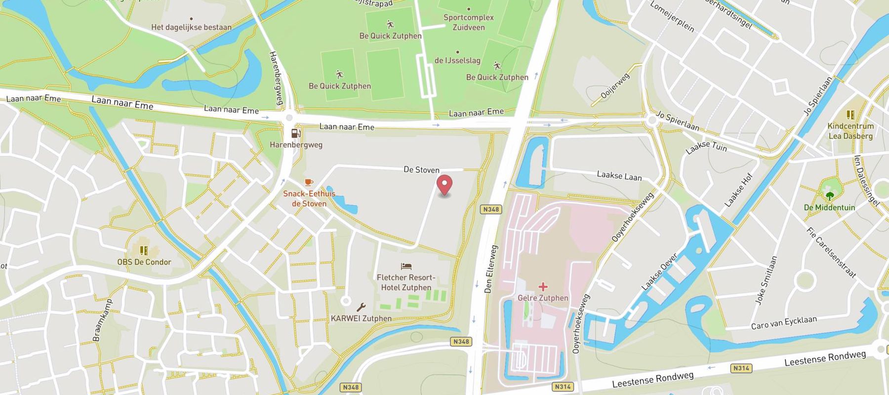 Hertz Autoverhuur - Zutphen De Stoven 27 HLE map