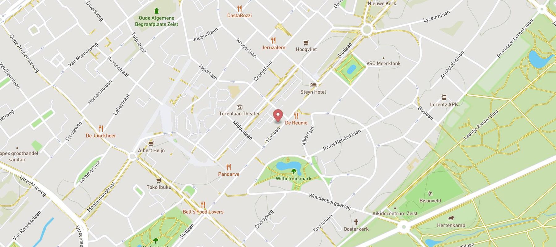 Claudia Sträter - Zeist map