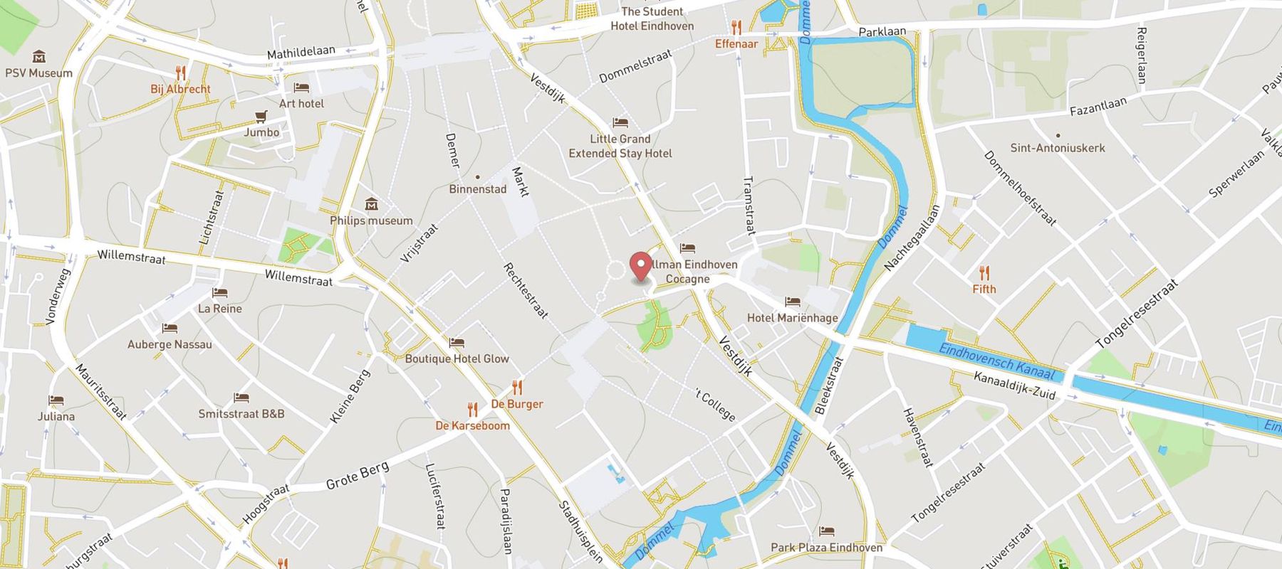 Holland Casino map