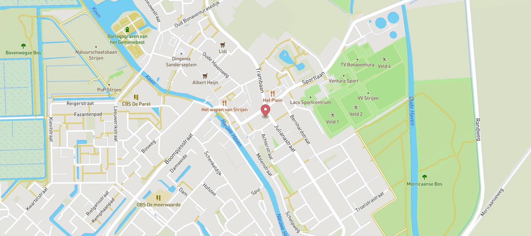 Argos Strijen, Julianastraat map