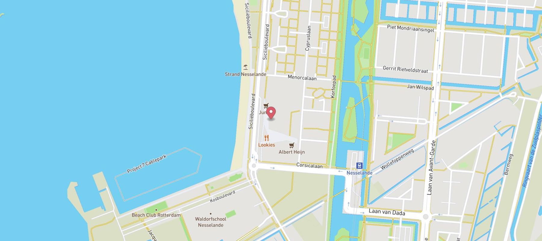 HEMA Rotterdam-Nesselande map