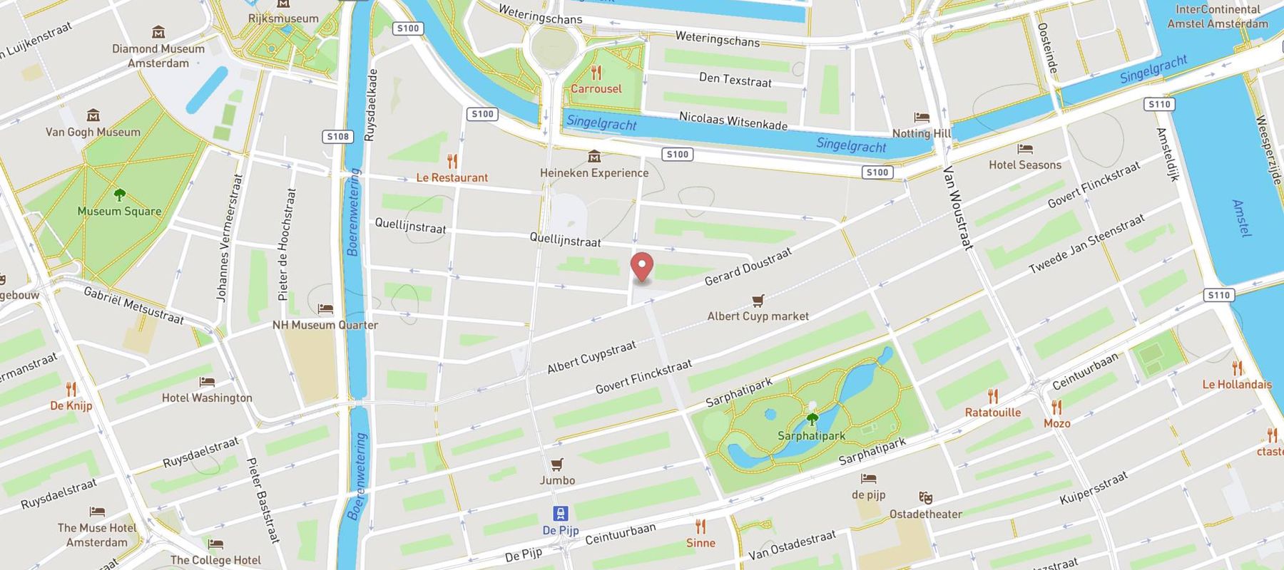 Het Paardje | Bar, Bistro & Restaurant in De Pijp map