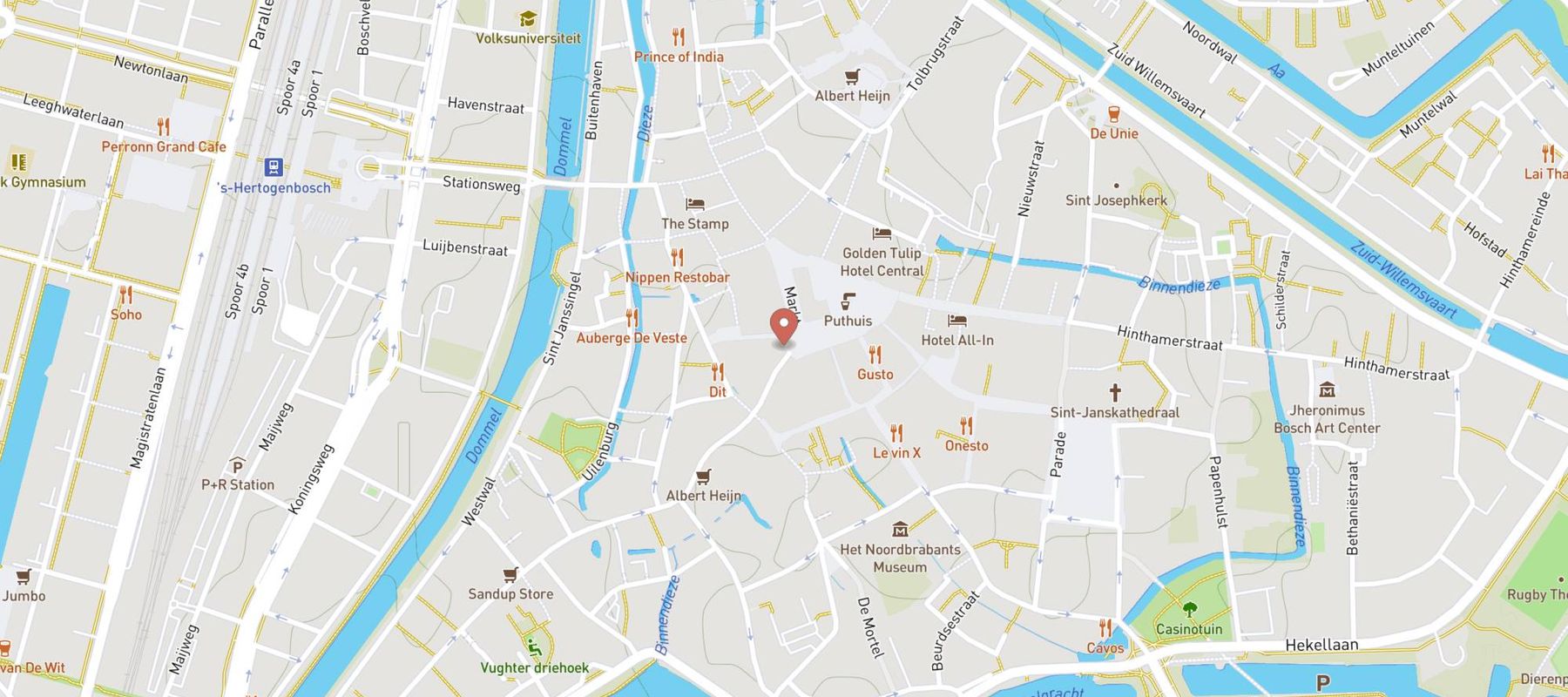 Pearle Opticiens Den Bosch - Centrum map
