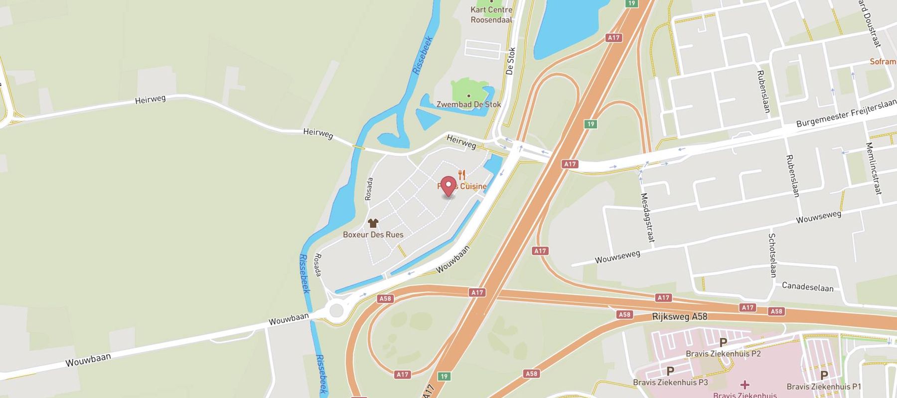 BRAX Factory Outlet Rosada map
